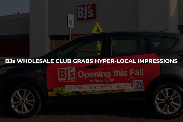 BJs store opening campaign